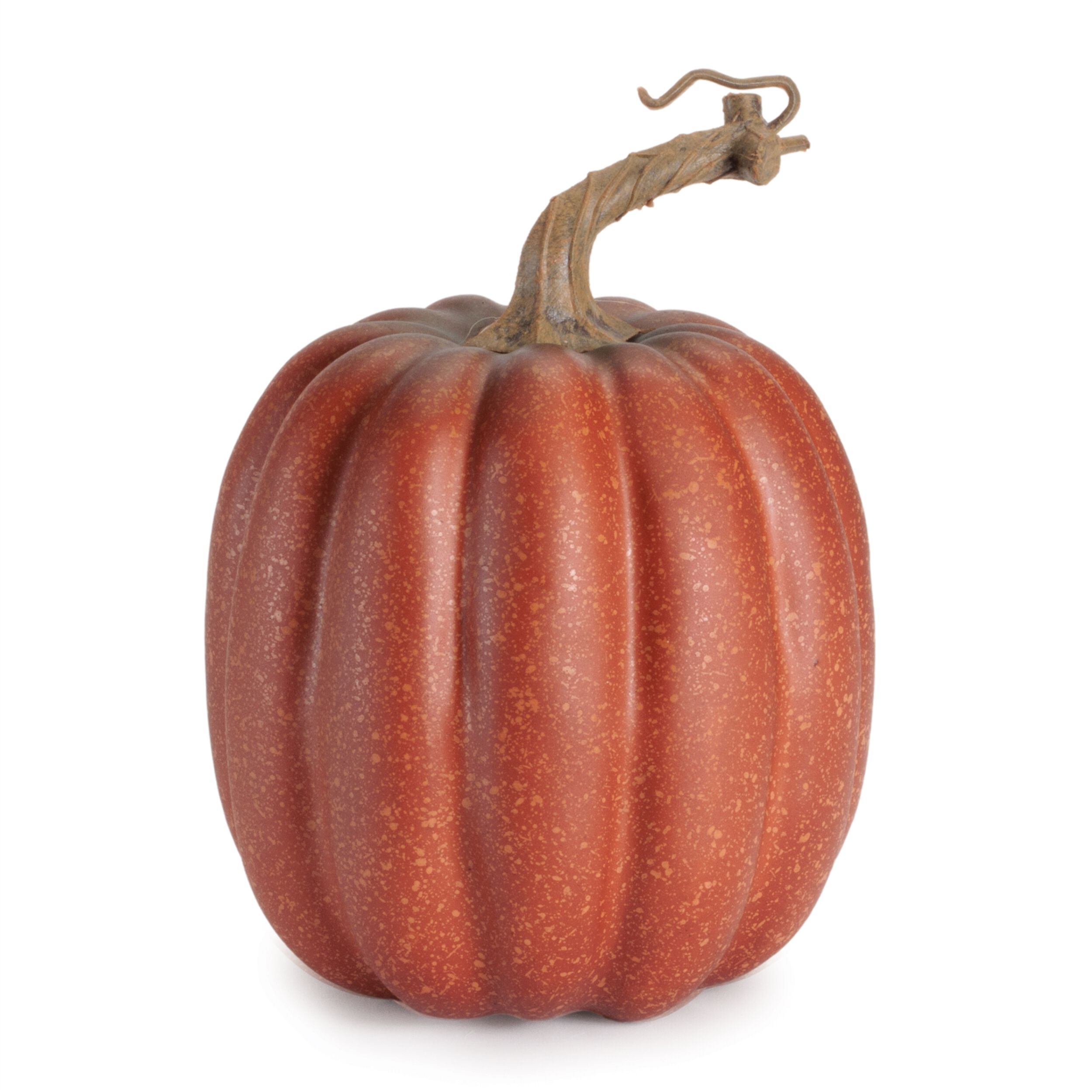 Rustic Ribbed Decorative Pumpkins (Set of 2), ORANGE, alternate image number 2