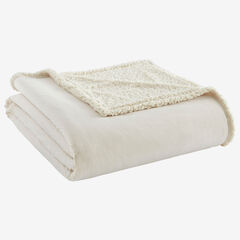 Micro Flannel® Reverse to Sherpa Blanket