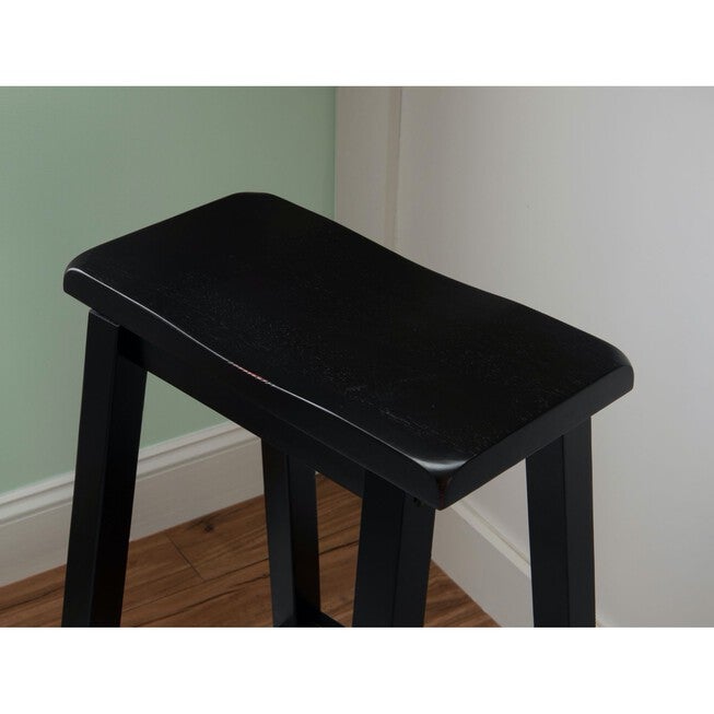 Antique Black with Sand Through Terra Cotta Bar Stool, 29 inches Seat Height, , alternate image number 5