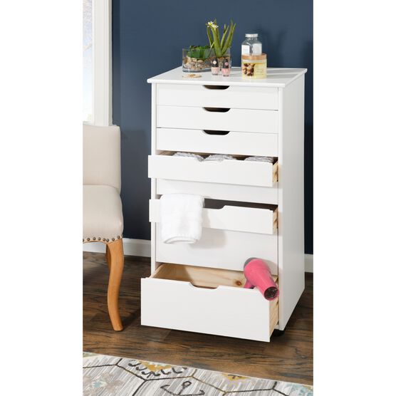 Croghan Eight Drawer Rolling Storage Cart, , alternate image number null