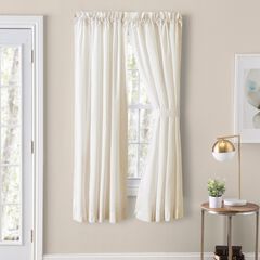 Classic Tailored Curtain Tailored Pair With Tiebacks