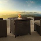 Downey 32" Square Aluminum LPG/NG Fire Pit, , on-hover image number null