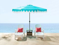 9 Ft. Tilt-N-Crank Umbrella With Fringe