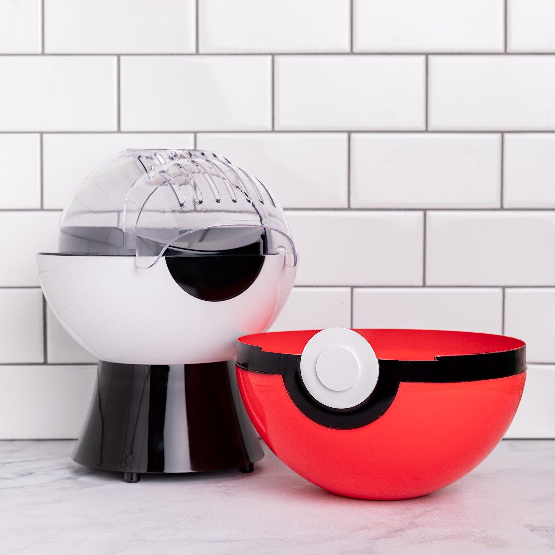 Uncanny Brands Pokemon Pokeball Popcorn Maker - Thumbnail 3