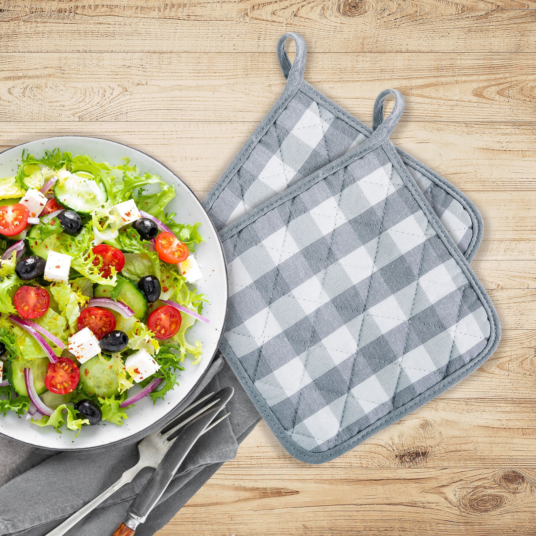 Buffalo Check Pot Holder - Set of Two, , alternate image number 5