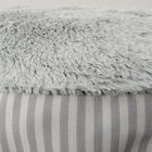 Stripe Printing poly-cotton bolster with detachable faux fur cushion, Small Size, , alternate image number 4