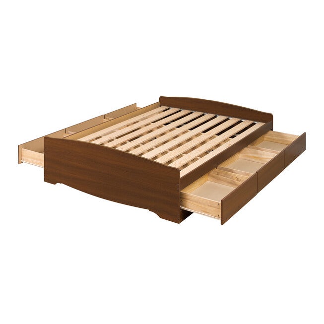 Queen Mate’s Platform Storage Bed with 6 Drawers, , alternate image number null