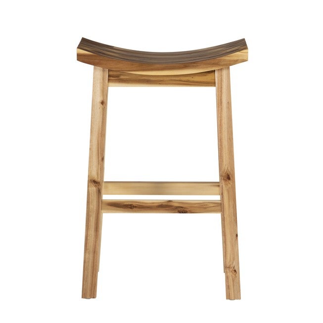 Archer Natural Saddle Barstool Backless Stools, , alternate image number null