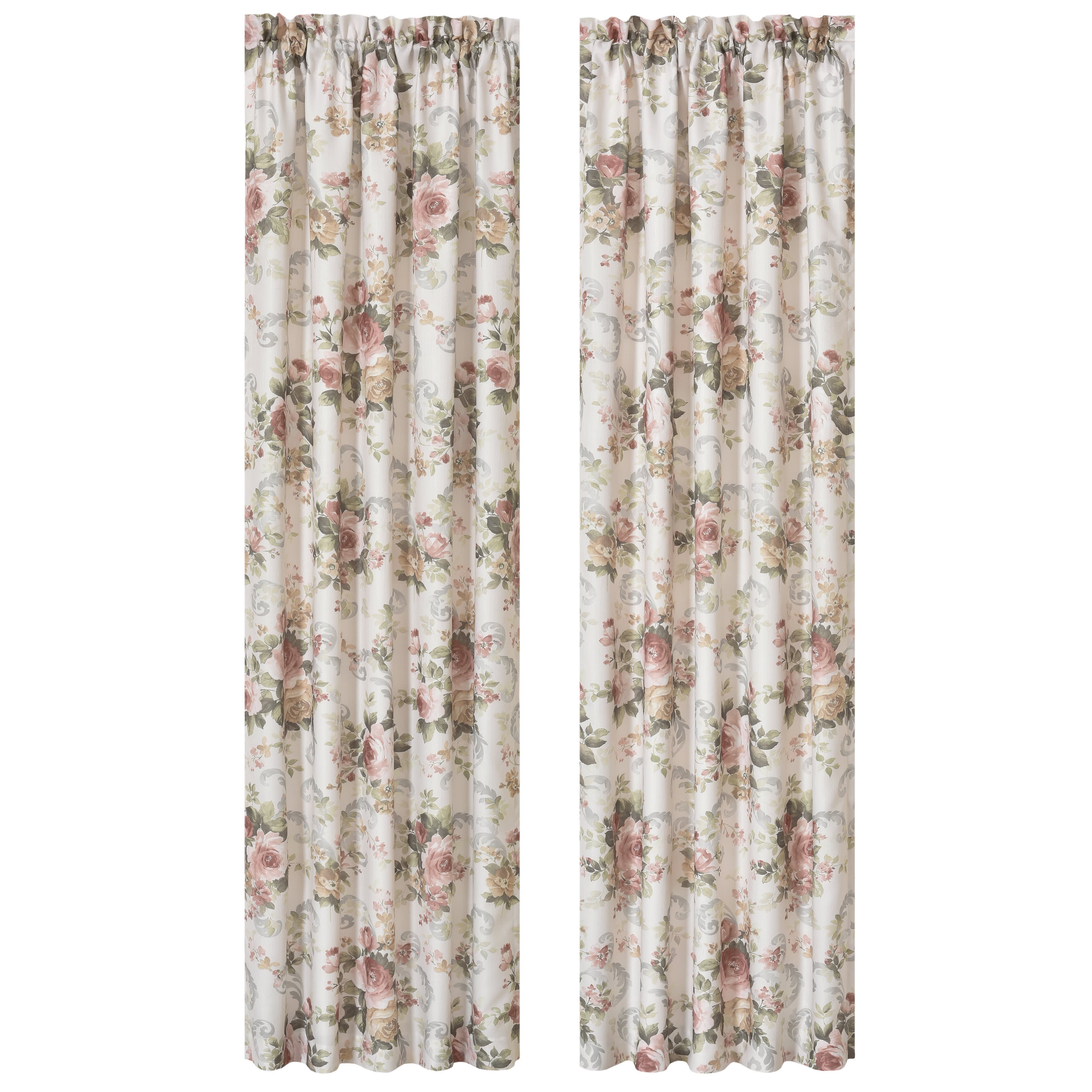 Chablis 84 Inch Window Panel Pair, ROSE GOLD, alternate image number 3