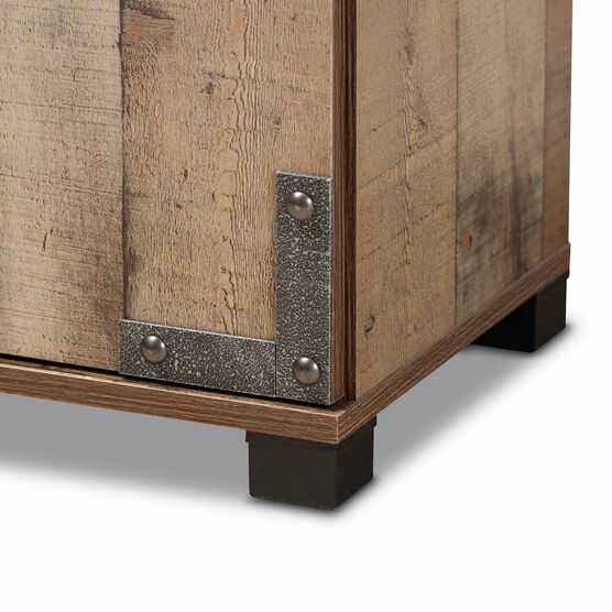 Cyrille Farmhouse Wood Shoe Cabinet Furniture, , alternate image number null