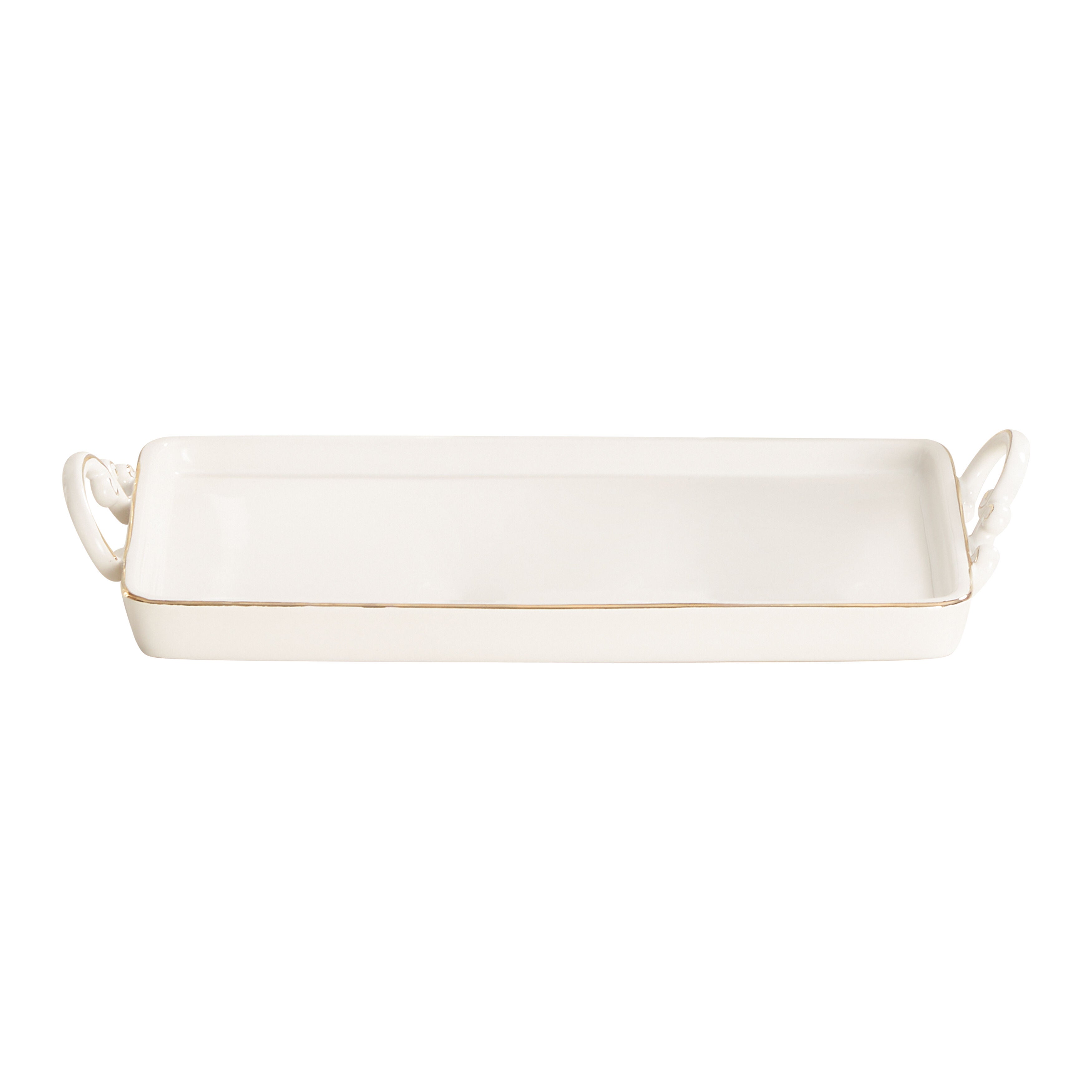 DELPHINE BATH ACCESSORIES TRAY, WHITE, hi-res image number 0