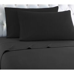 Micro Flannel® Solid Charcoal Flannel Sheet Set