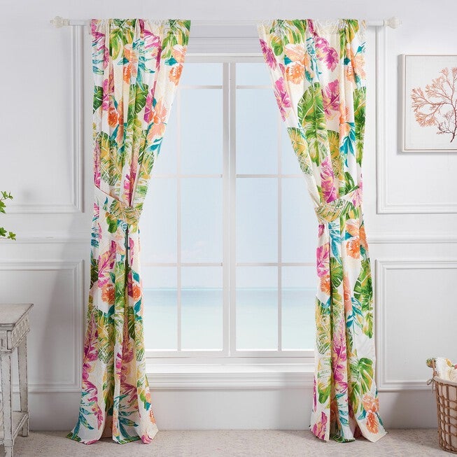 Tropics Window Curtain Panel Pair, , on-hover image number 1