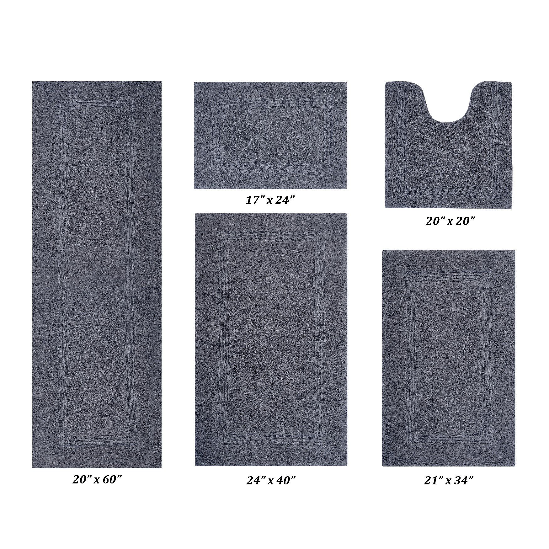 Lux Collectionis 5 Piece Set (17 inches x 24 inches | 20 inches x 20 inches | 21 inches x 34 inches | 24 inches x 40 inches | 20 inches x 60 inches), GRAY, hi-res image number 0