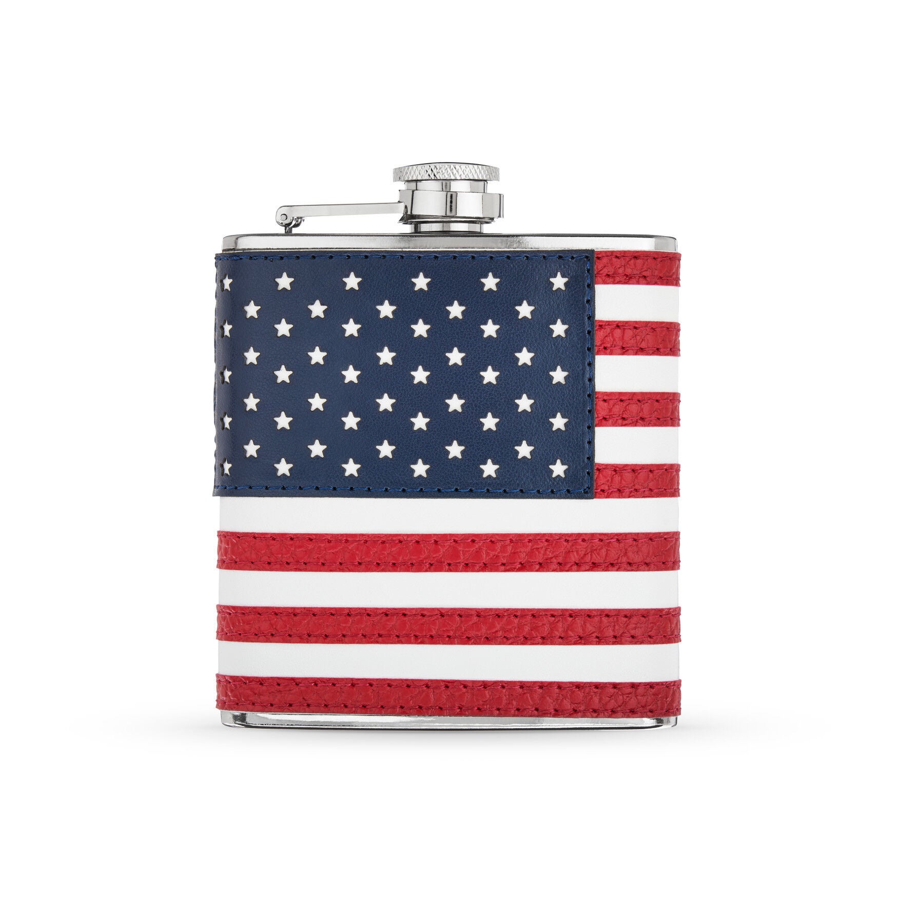 American Stainless Steel Flag Beverage Flask, MULTICOLOR, hi-res image number 0