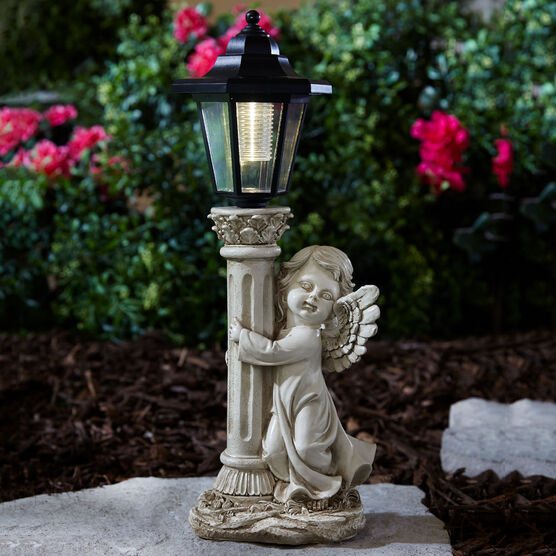 Angel with Solar Lantern, GRAY, hi-res image number null