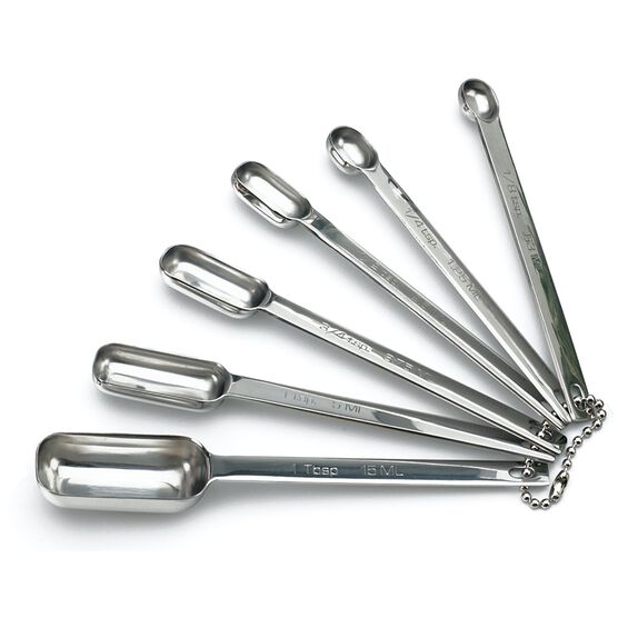 Spice Measuring Spoon, Set 6, GRAY, hi-res image number null