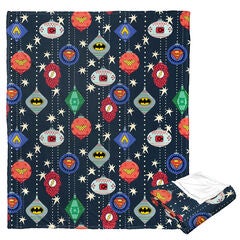 Wb Dc Justice League Hero Ornaments Silk Touch Throw