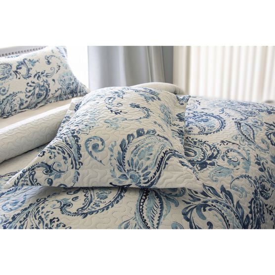 Kelly Paisley Printed Quilt Set, , on-hover image number null