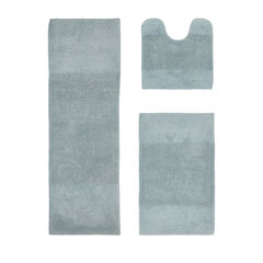 Granada Collection 100% Cotton 3 Piece (20" X 20" | 21" X 34" | 20" X 60") Bath Rug Set
