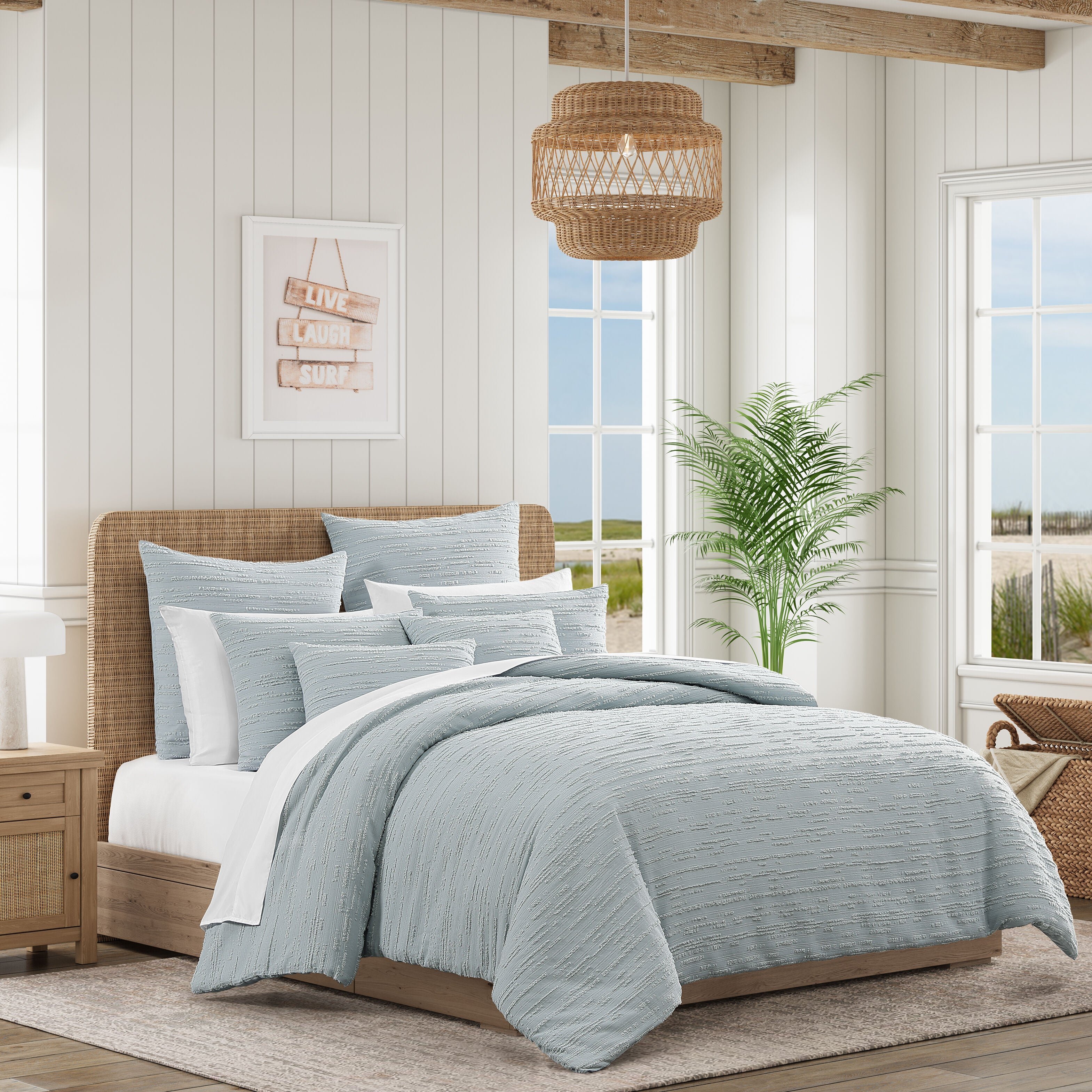OSLO COMFORTER SET, AQUA, hi-res image number 0