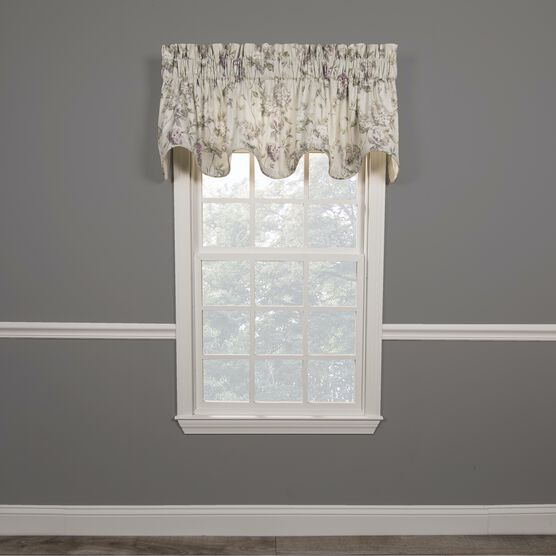 Abigail Lined Scallop Valance, LILAC, hi-res image number null