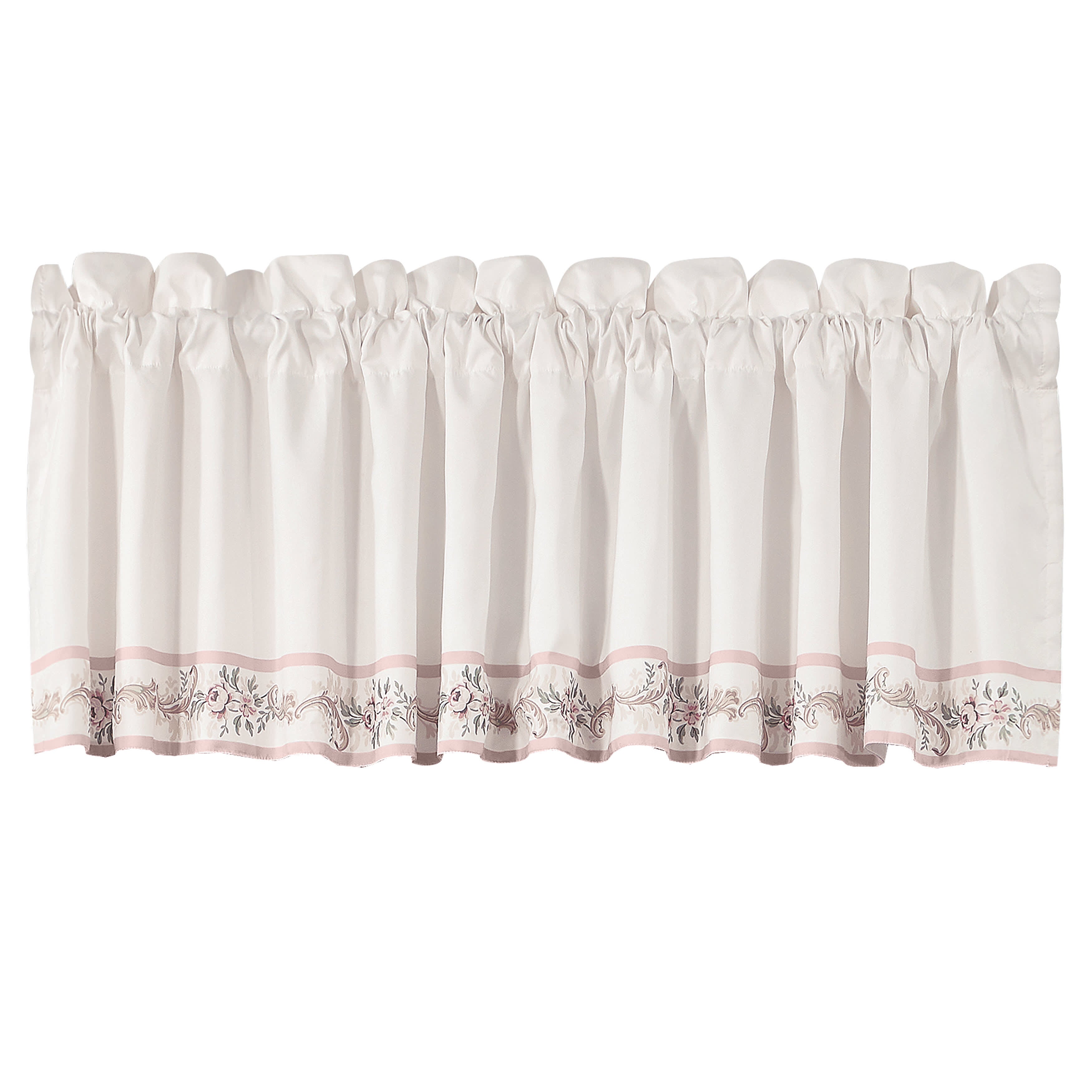 Avant Garden Window Straight Valance, BLUSH, alternate image number 5