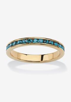 Gold Plated Cubic Zirconia Rings