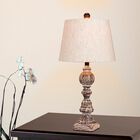 Cottage Antique Brown Resin 26" Table Lamp, Set 2, , on-hover image number null