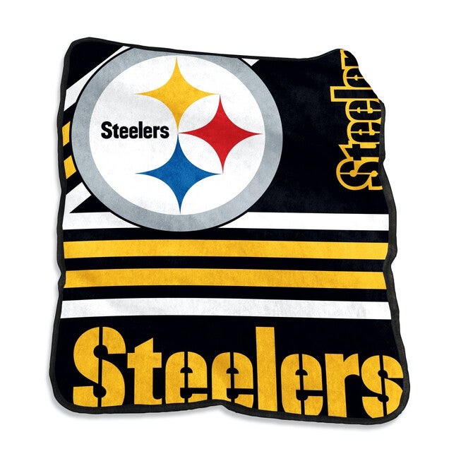 Pittsburgh Steelers Raschel Throw Home Textiles, MULTI, hi-res image number null