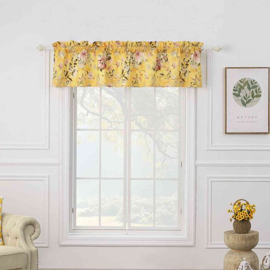 Finley Yellow Window Valance, , alternate image number null