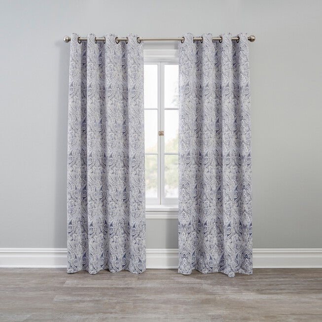 Genevieve Blackout Grommet Panel, GRAY, hi-res image number 0