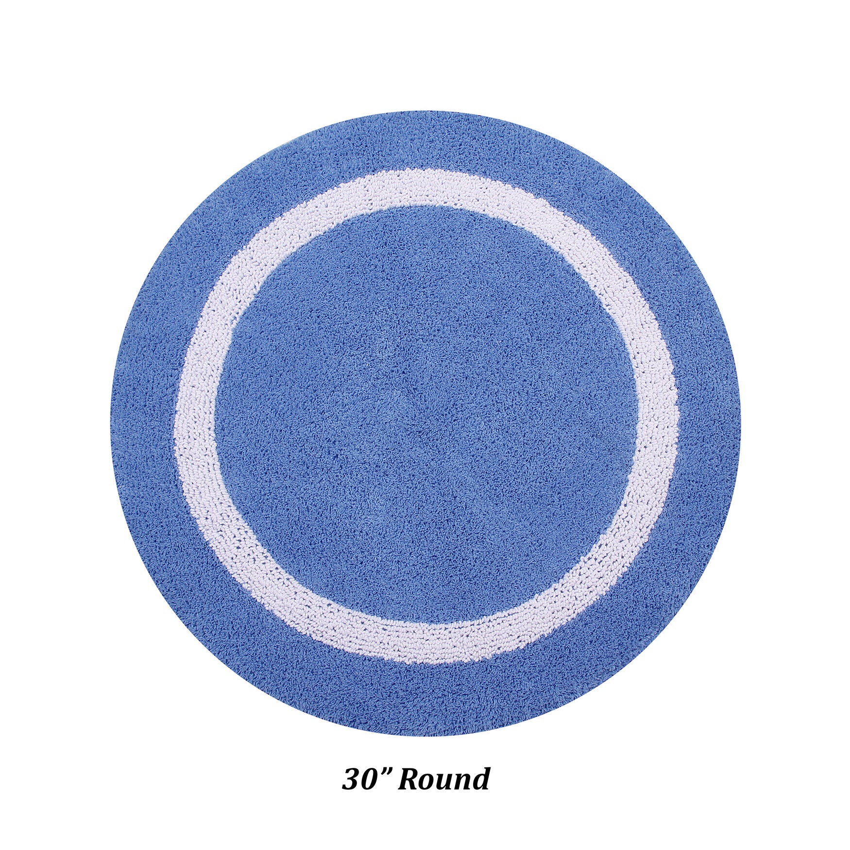 Hotel Collection 100% Cotton 30 inches Round Bath Rug, , on-hover image number 1