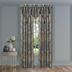 Messina Navy 84 Inch Window Panel Pair