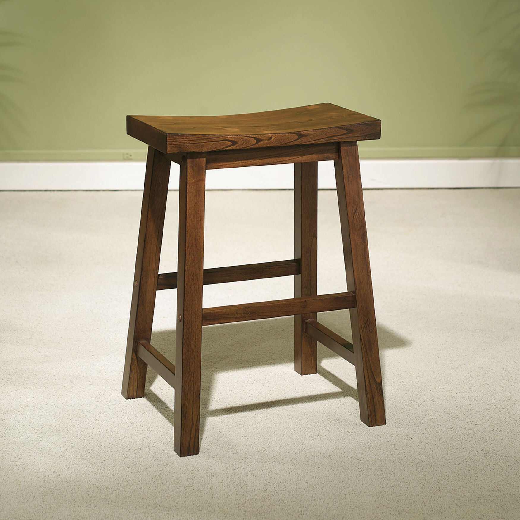 Counter Stool, 24 inches Seat Height, HONEY BROWN, hi-res image number 0