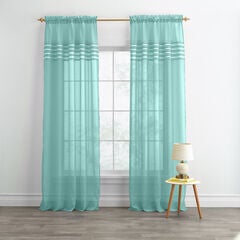 White Sheer Window Curtains