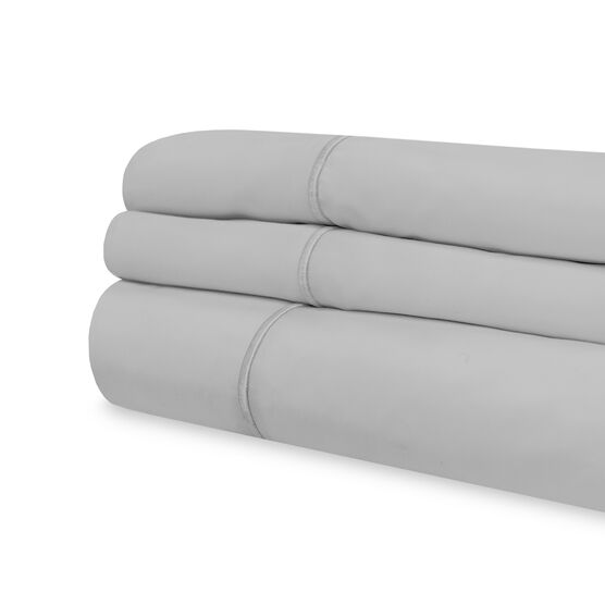 SensorPEDIC Ice Cool 400 Thread Count Cotton-Rich Grey Sheet Set, , alternate image number null