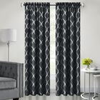 Bombay Double Layered Rod Pocket Window Curtain Panel, , on-hover image number null