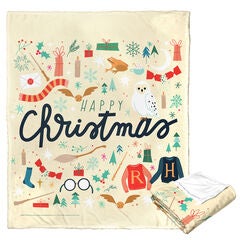 Wb Harry Potter Everything Happy This Chirstmas Silk Touch Throw