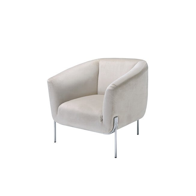 Accent Chair, BEIGE GOLD, hi-res image number 0
