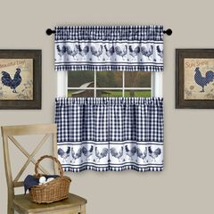 Barnyard Window Curtain Tier Pair and Valance Set
