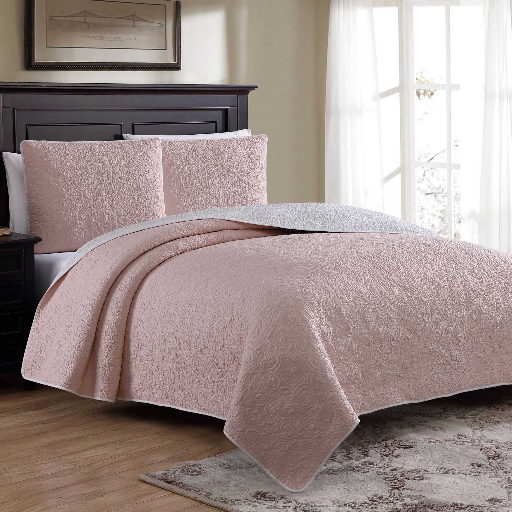 Marseille Quilt Set, SOFT PINK, hi-res image number 0