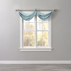 BH Studio Room-Darkening Waterfall Grommet Valance
