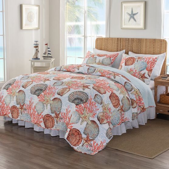 Beach Days Quilt And Pillow Sham Set, , on-hover image number null