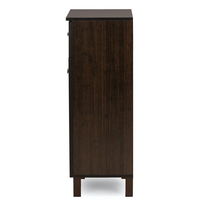 Felda Shoe Cabinet With 2 Doors And Drawer Furniture, , alternate image number 3