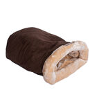 Sleep Shape Cat Dog Cave Bed, Indian Red, , alternate image number null