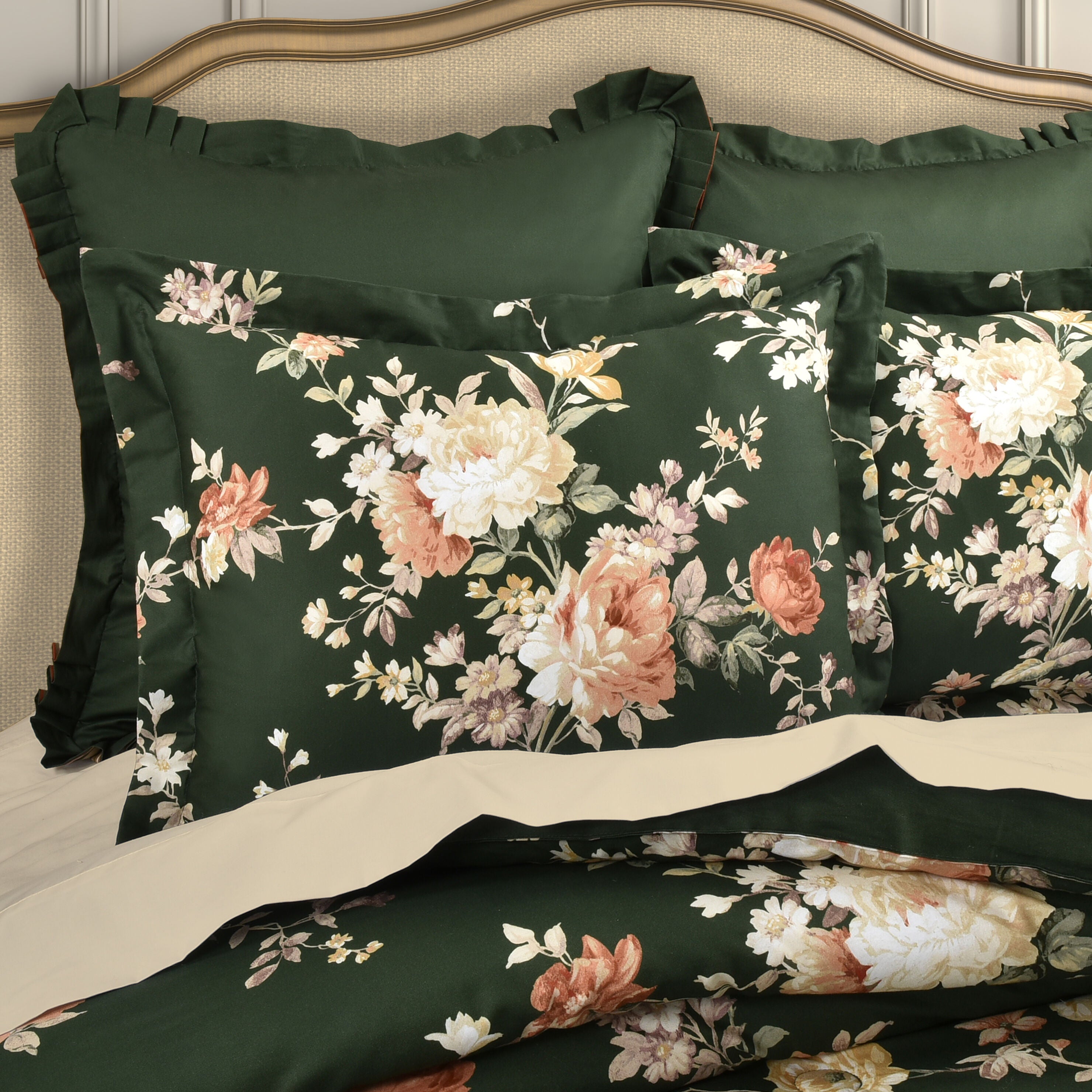 BRITTANY FULL/QUEEN 3PC. COMFORTER SET, FOREST, alternate image number 1