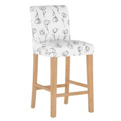 Contoured Tulips Barstool