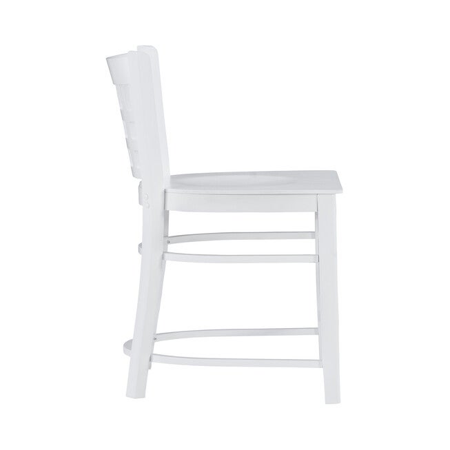 Lola Counter Stool White Set of 2, , alternate image number 2