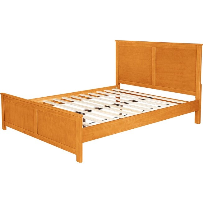 Winston Wooden Platform Bed in Cherry, King with 2 Nightstands, CHERRY, alternate image number 3